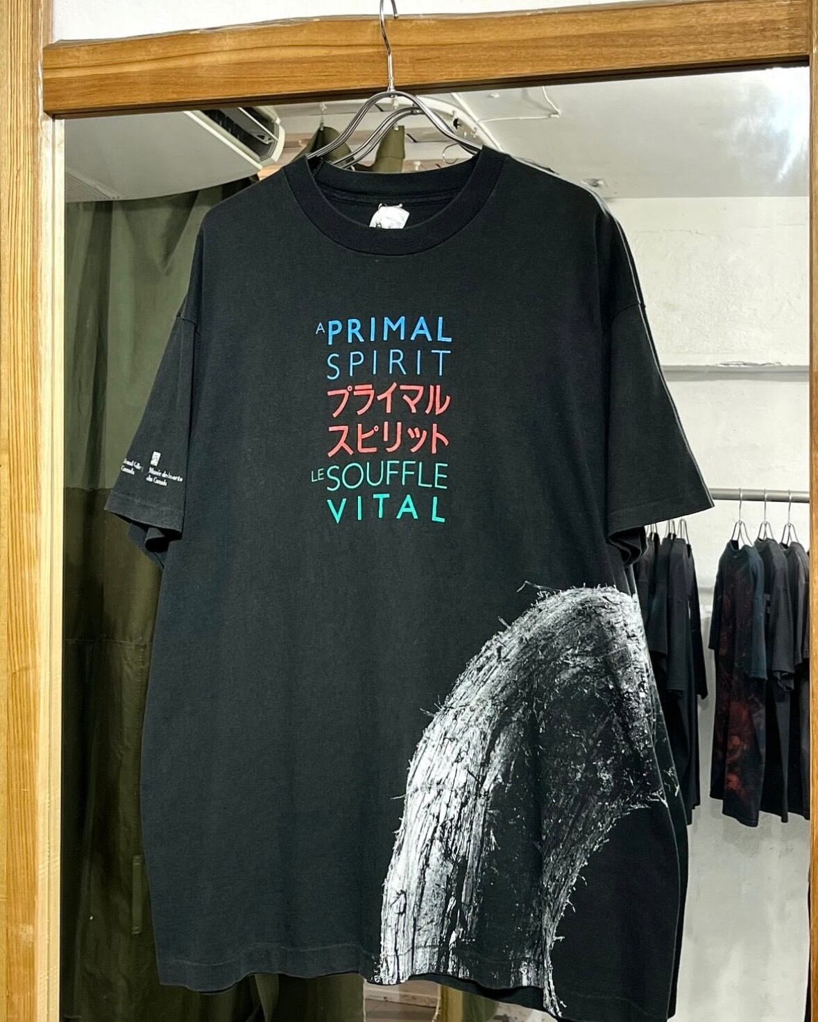 90s National Gallery of CANADA "A PRIMAL SPIRIT" Promotion Tee CANADA製