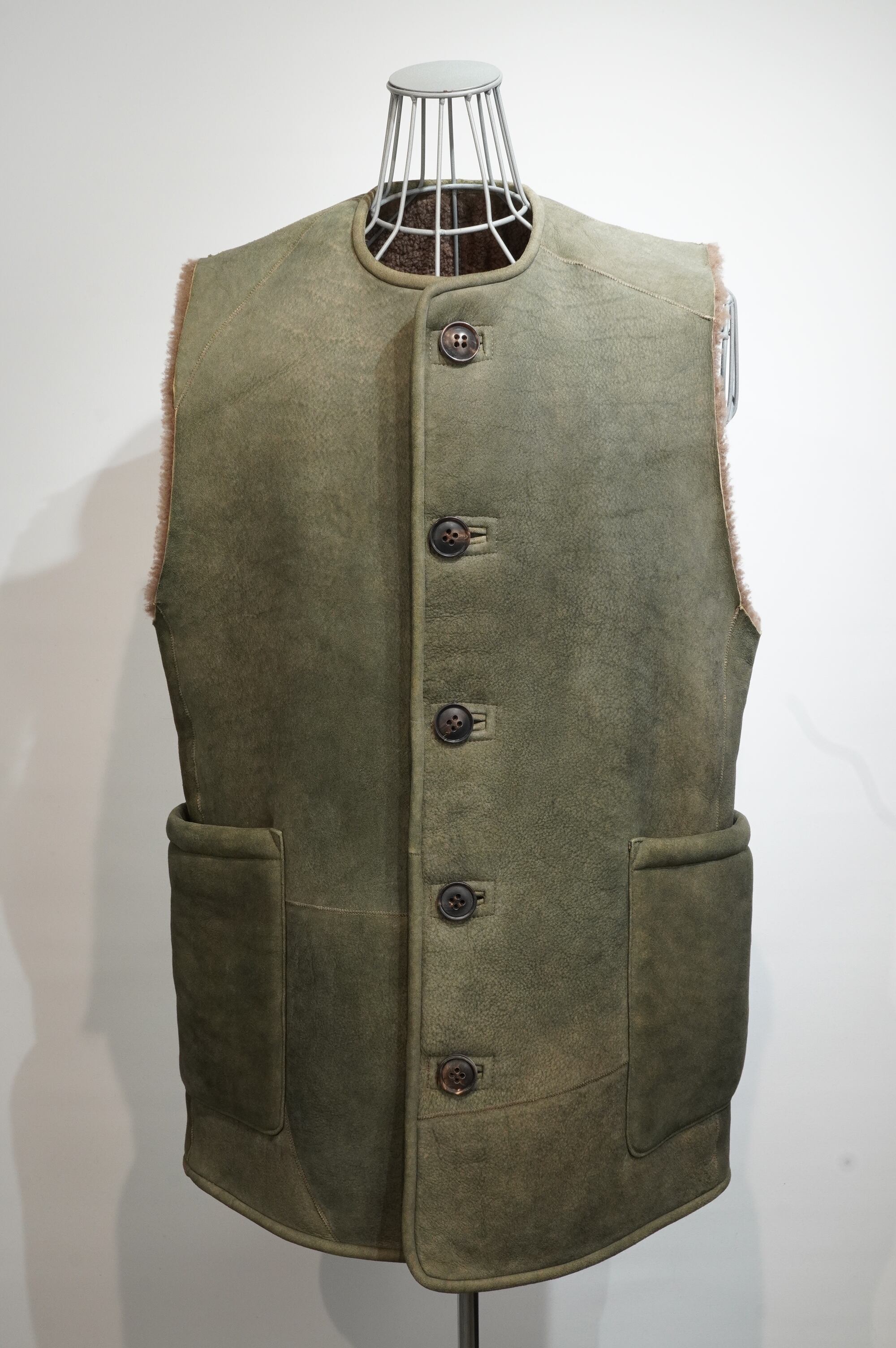 Nigel Cabourn / Sheepskin Mouton Vest | ARCD