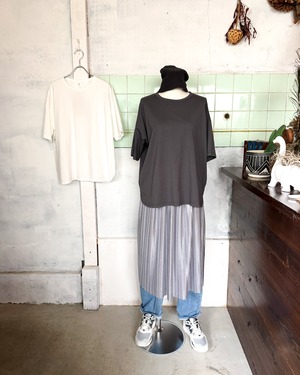 【maison de soil WOMEN】COTTON JERSEY CREW NECK TEE