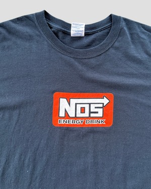 -NOS ENERGY DRINK- Vintage 00s XL Print T-shirt