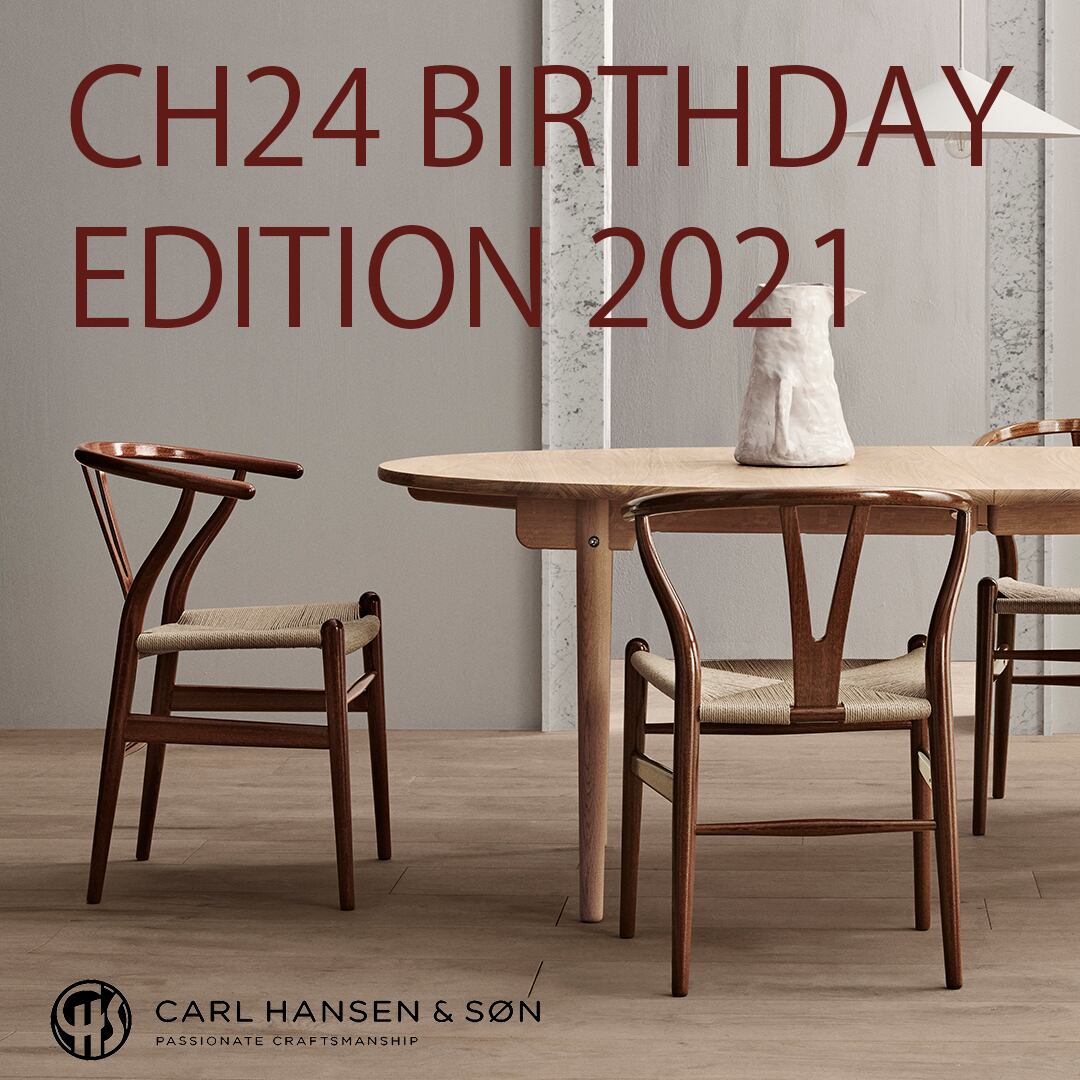 BIRTHDAY EDITION 2021】CH24 Yチェア MAHOGANY HIGH GLOSS LACQUER 