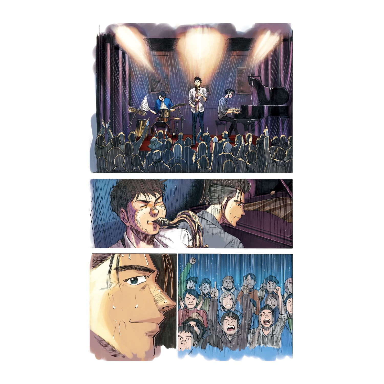 複製原画 B2 （BLUE GIANT) 1 | BLUE GIANT x PARCO / JAZZ&ART EXPERIENCE