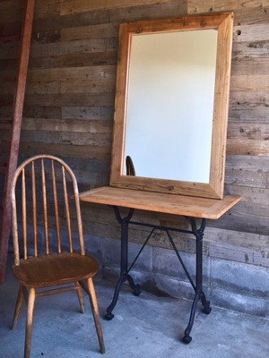 740×1055 Wood flame mirror