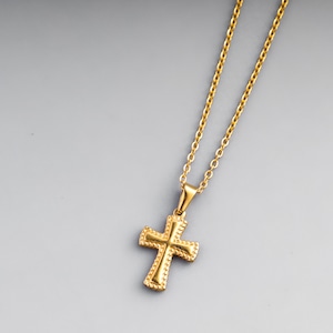 316L cross necklace  #n13