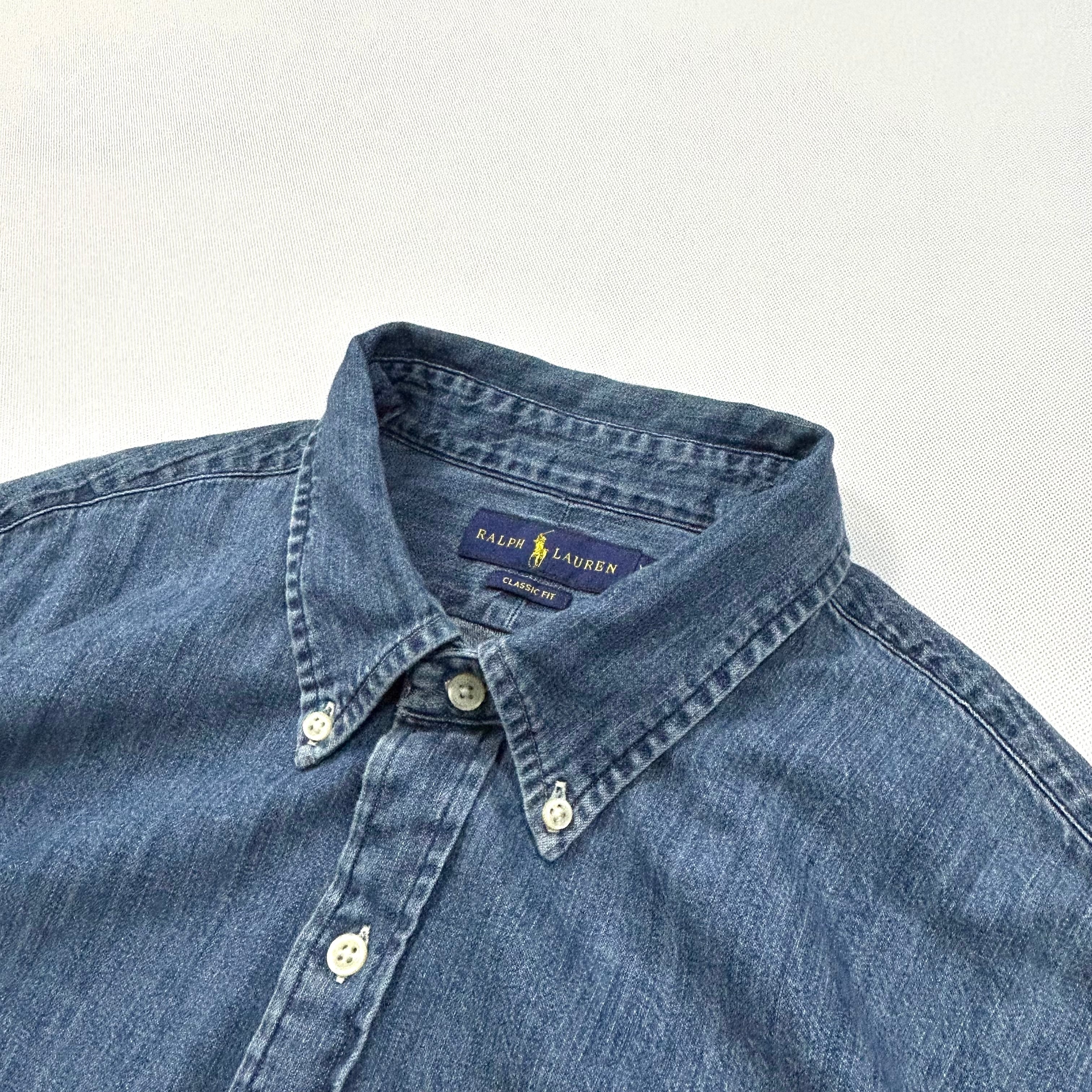 Ralph Lauren/ラルフローレン デニムボタンダウンシャツ メンズ XXL