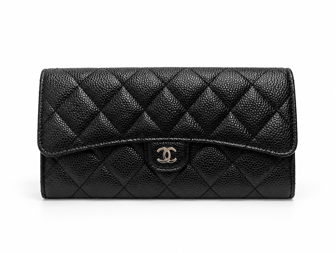 CHANEL シャネル 長財布 P0241-Y01588-C3906 ﾏﾄﾗｯｾ ｷｬﾋﾞｱｽｷﾝ