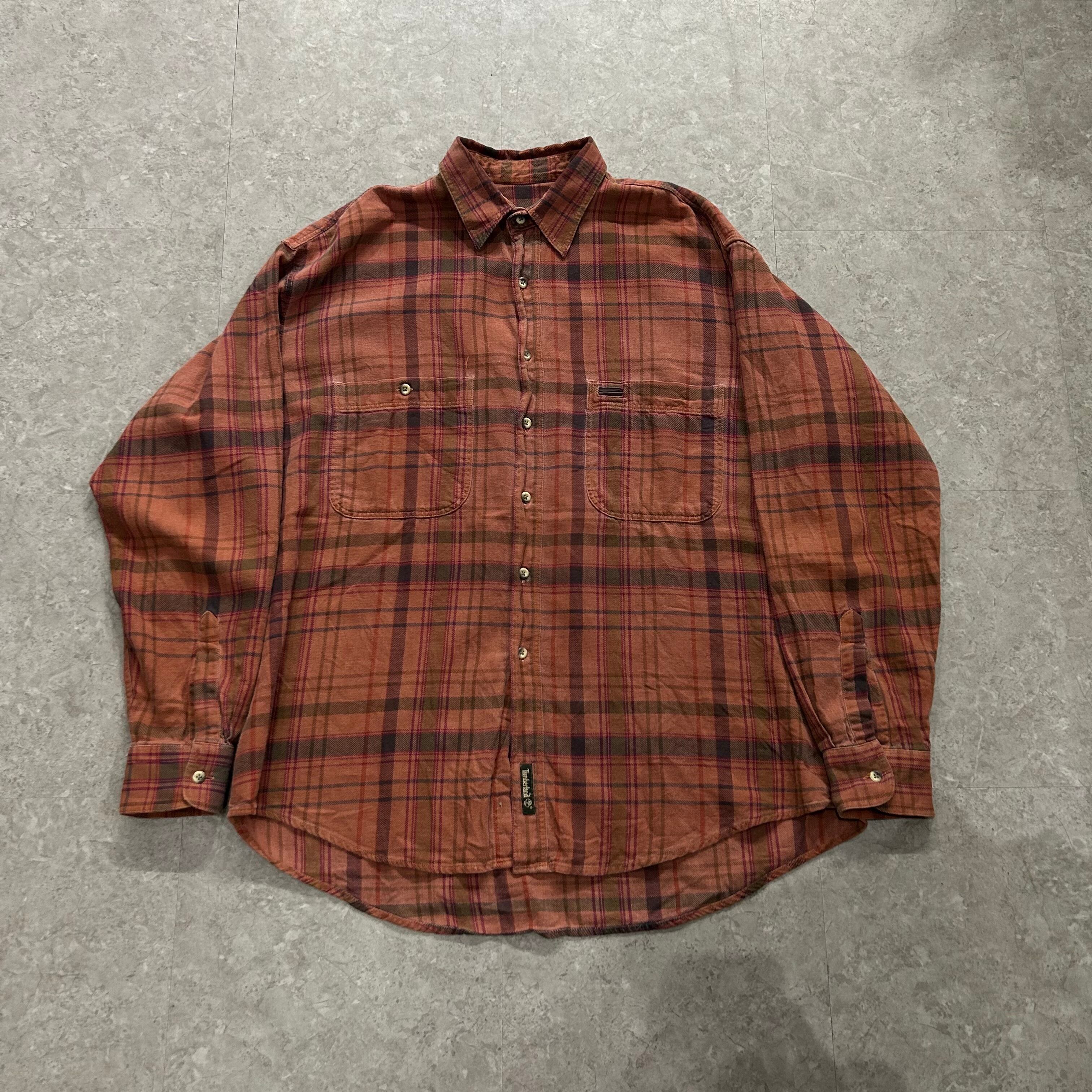 90s Timberland L/S check shirt【仙台店】