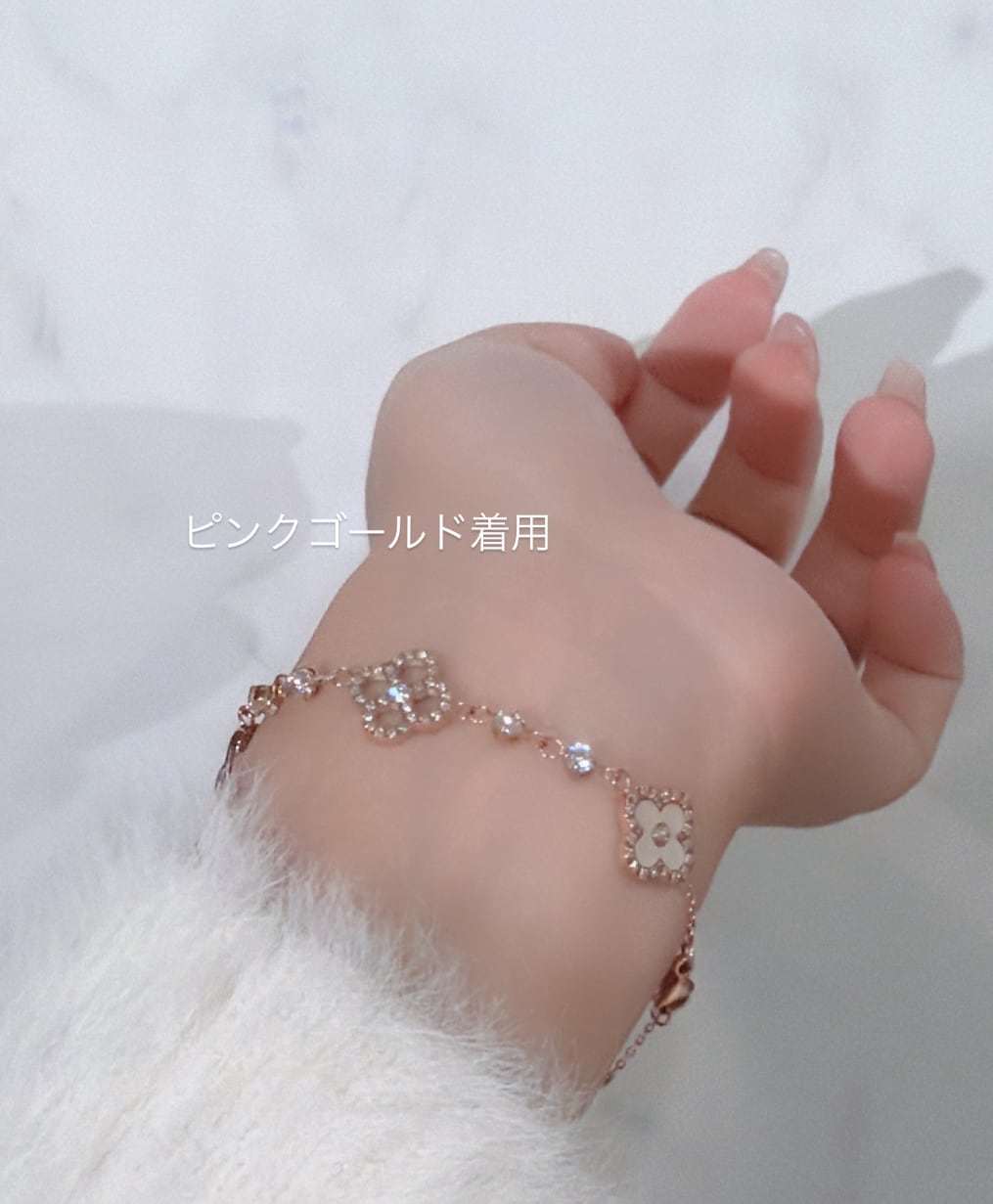 クローバーシェルブレスレット | SASSY ANGEL