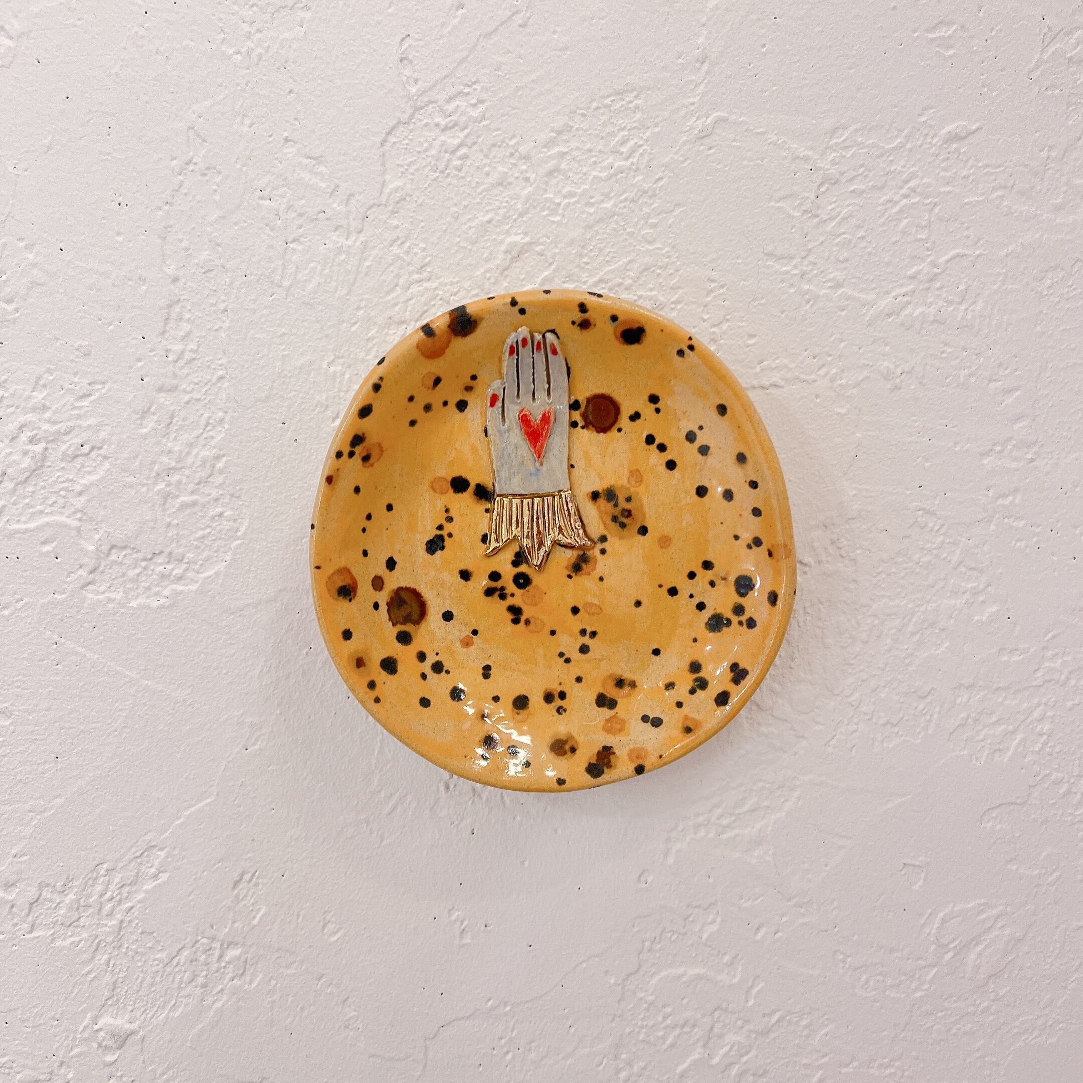 【Koyomi Yanagimoto】陶器/send love ジュエリートレイ①