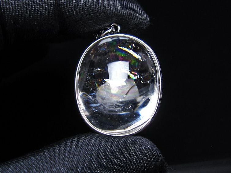 アイリスクォーツ 水晶 ペンダント 虹入り おまかせ便 一点物 112