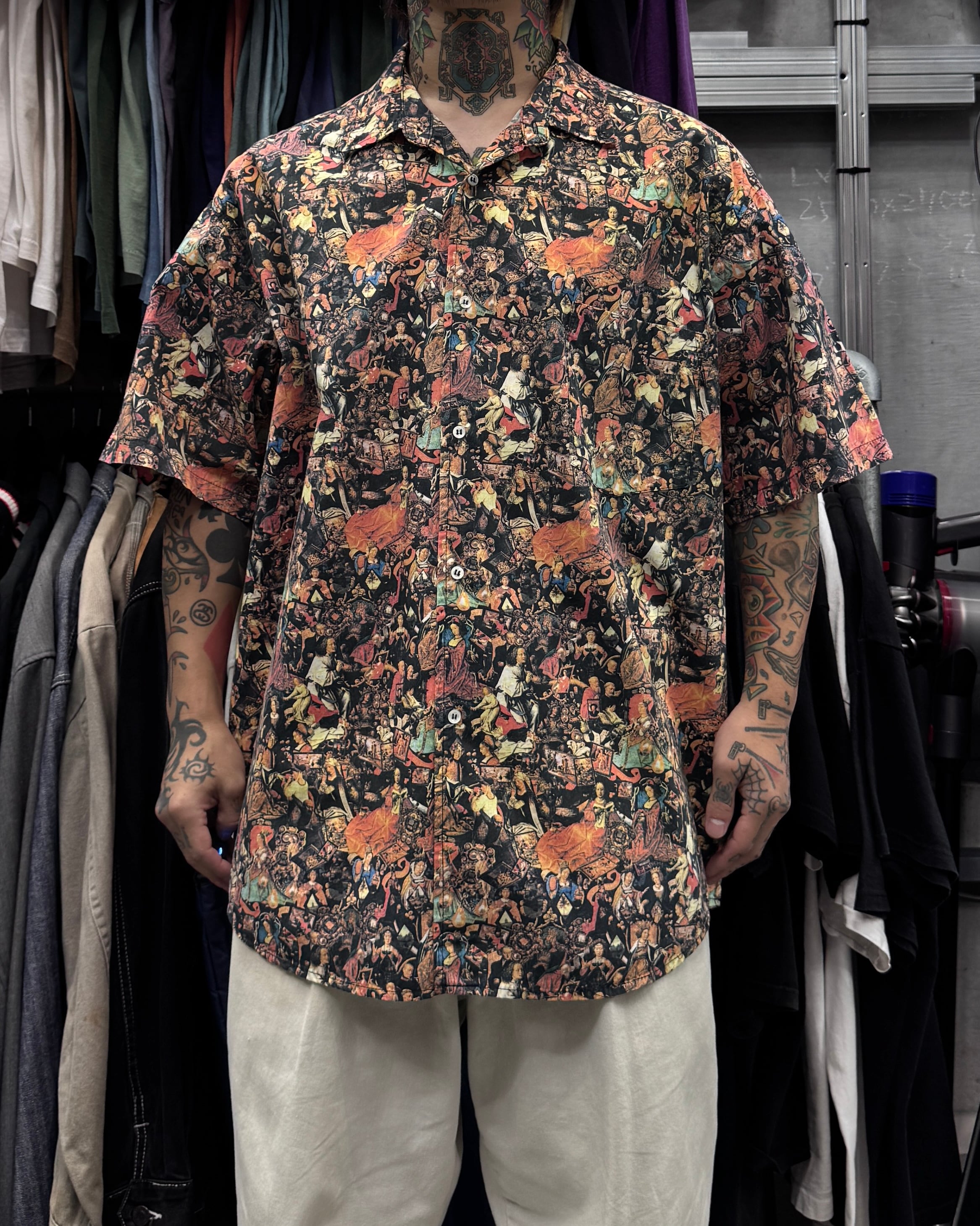 Speciall!!】80's~90's old stussy Surf Man Design Shirts “黒タグ