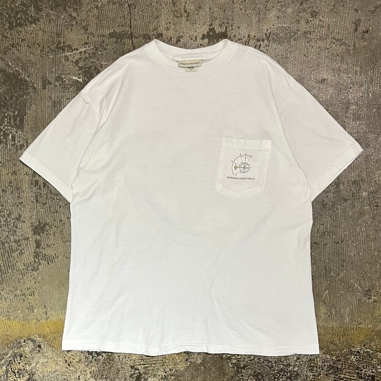 90s BANANA REPUBLIC Print Tee USA製