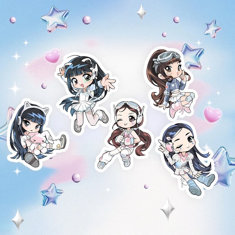 5枚 Newjeans Get Up ステッカー シール | aboo