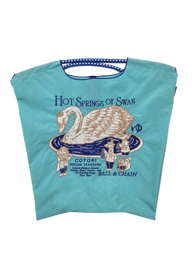 Ball&Chain ショッピングバッグ M size【HOT SPRINGS OF SWAN】