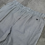 Gingham check 3XL super wide chef pants