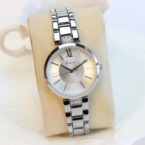 Kimio AF-6133(Silver) 腕時計　レディース