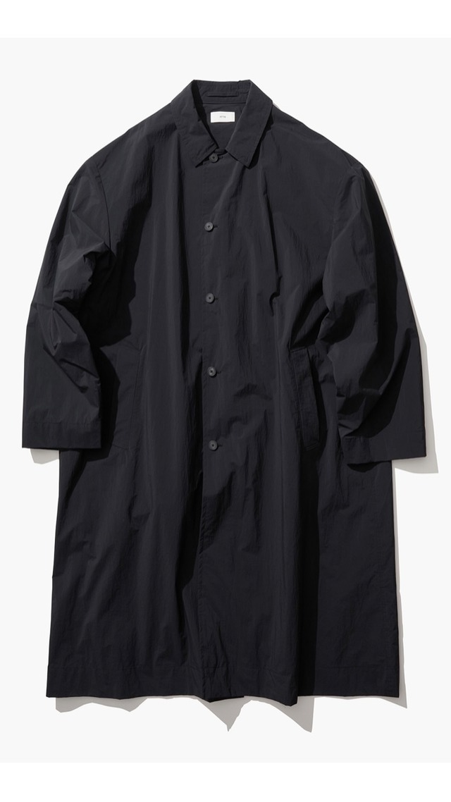 ATON -TRAVEL NYLON | PACKBLE COAT- :BLACK