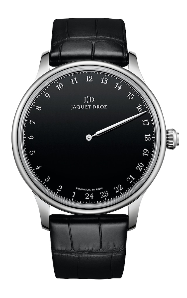 【JAQUET DROZ ジャケ・ドロー】GRANDE HEURE ONYX　グラン・ウール オニキス／国内正規品 腕時計