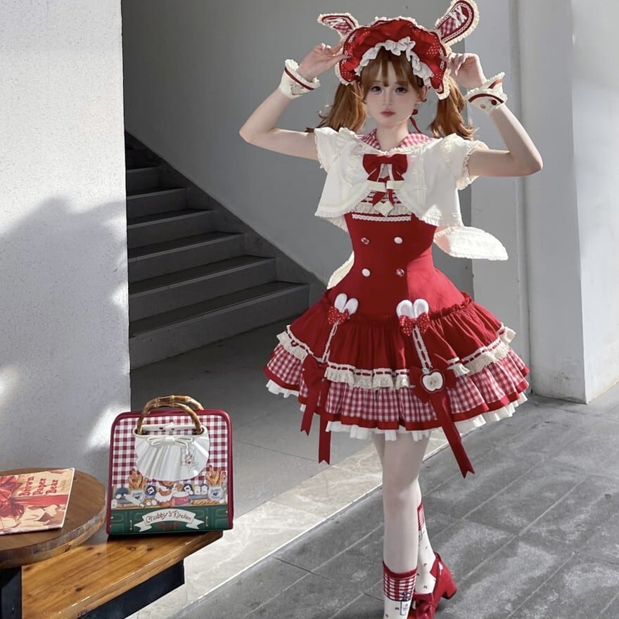 予約商品 12月下旬出荷】 量産型アイドル衣装 ツーピース バニー