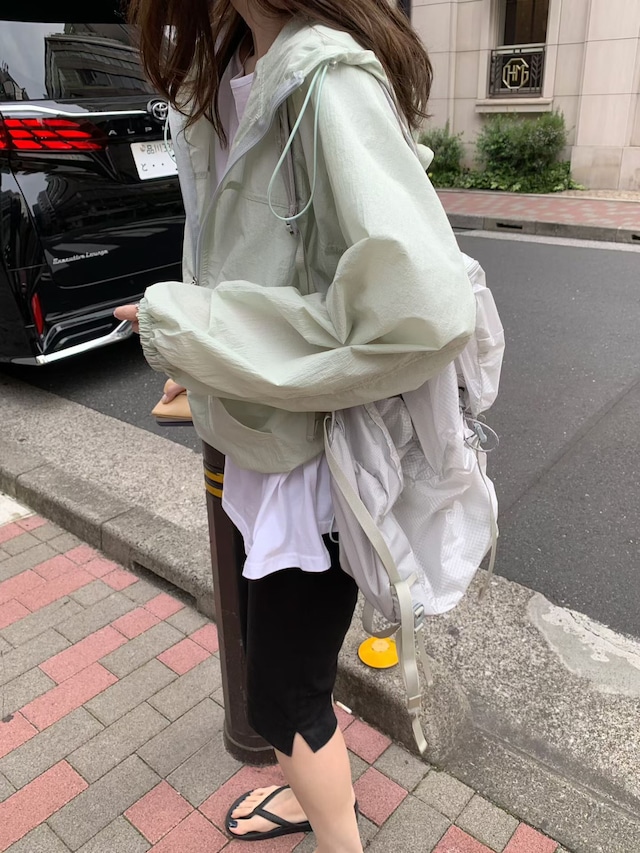 (予約) mellounge / Sunday anorak jumper 3color