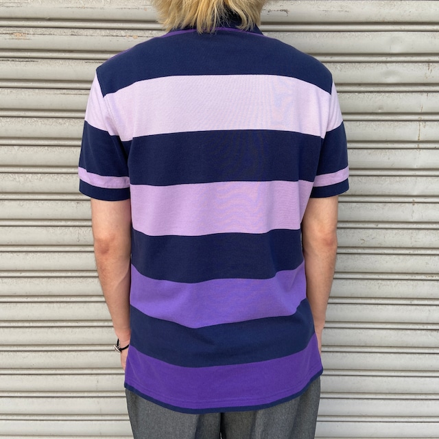 タグ付き未使用　Brooks Brothers グラデーションボーダーポロシャツ