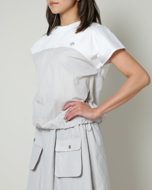 Taffeta combi Top / DUAL VIEW