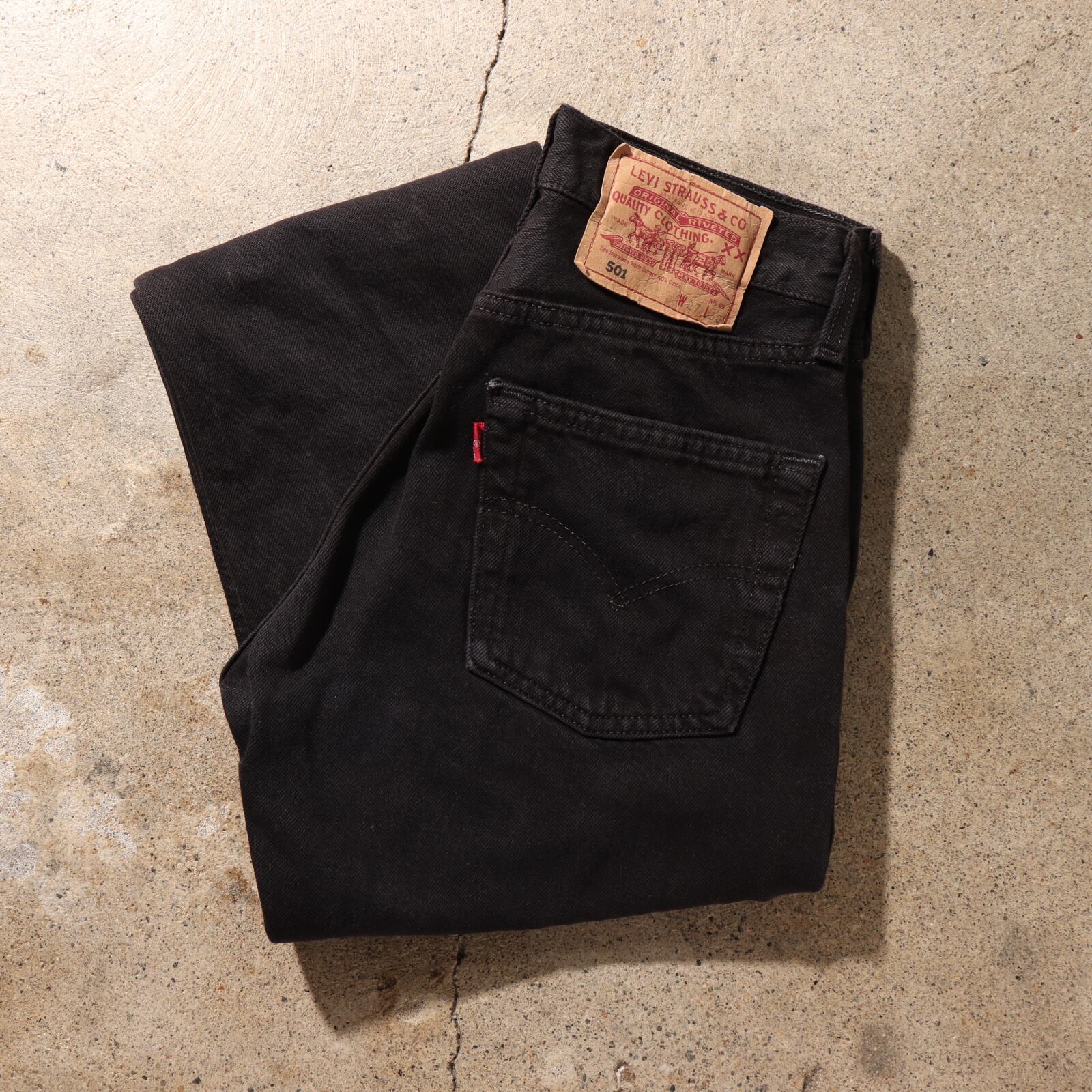 美品　Levi’s 501 ブラックusa製90s ボタン裏　33×32 w33