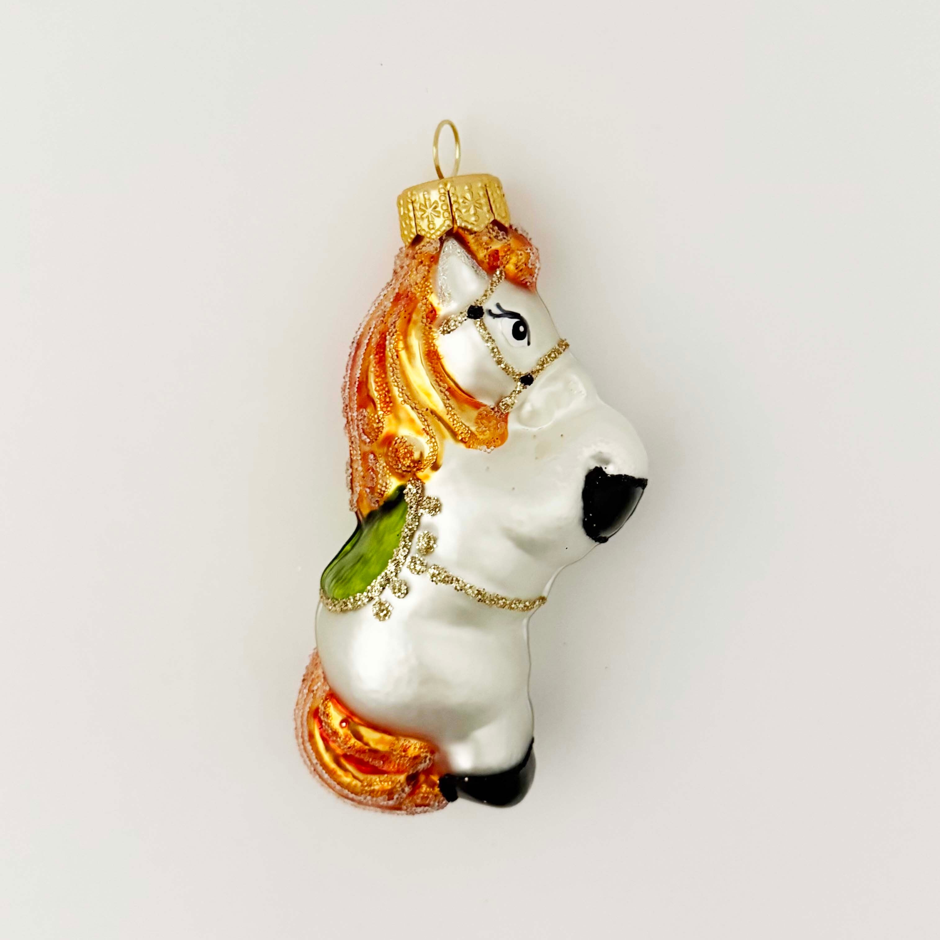 ウクライナ製 ガラスオーナメント（馬）