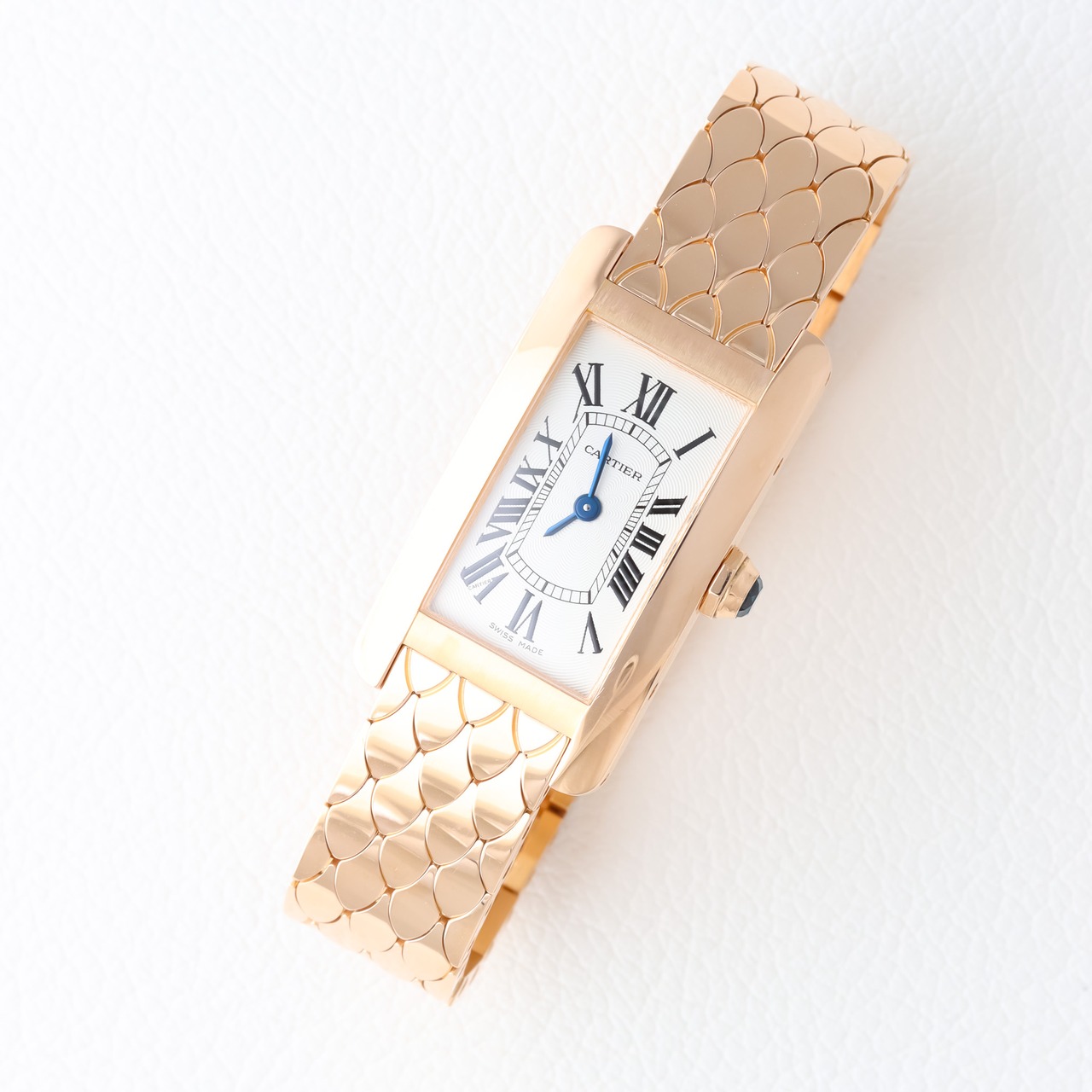 カルティエ タンクアメリカン SM PG ブレスレット