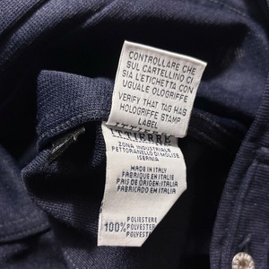 J&ANS DOLCE&GABBANA navy polyester trucker jacket