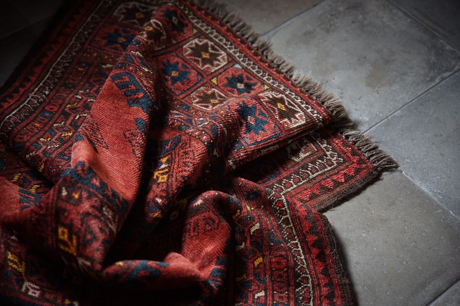 092 - Vintage Turkmen rug