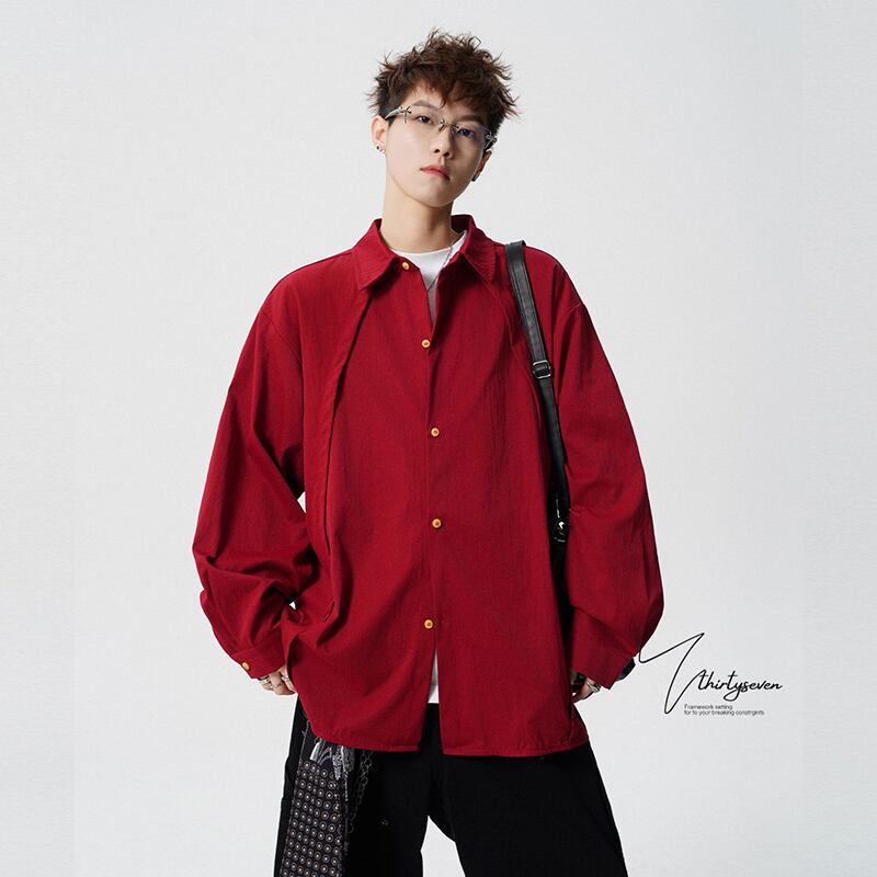 ♥悪そうでカッコいい。大人の抜け感！【V37シリーズ】☆シャツ