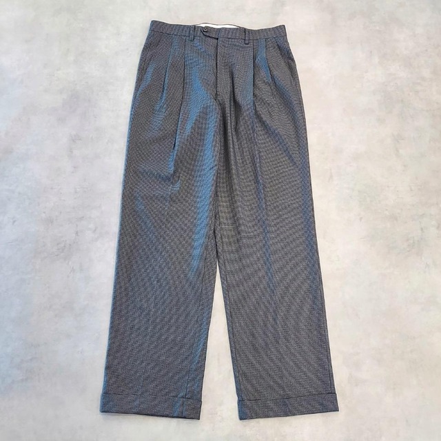 ラルフローレン W33 スラックス ボトム ポロチノ 古着 グレー 17886