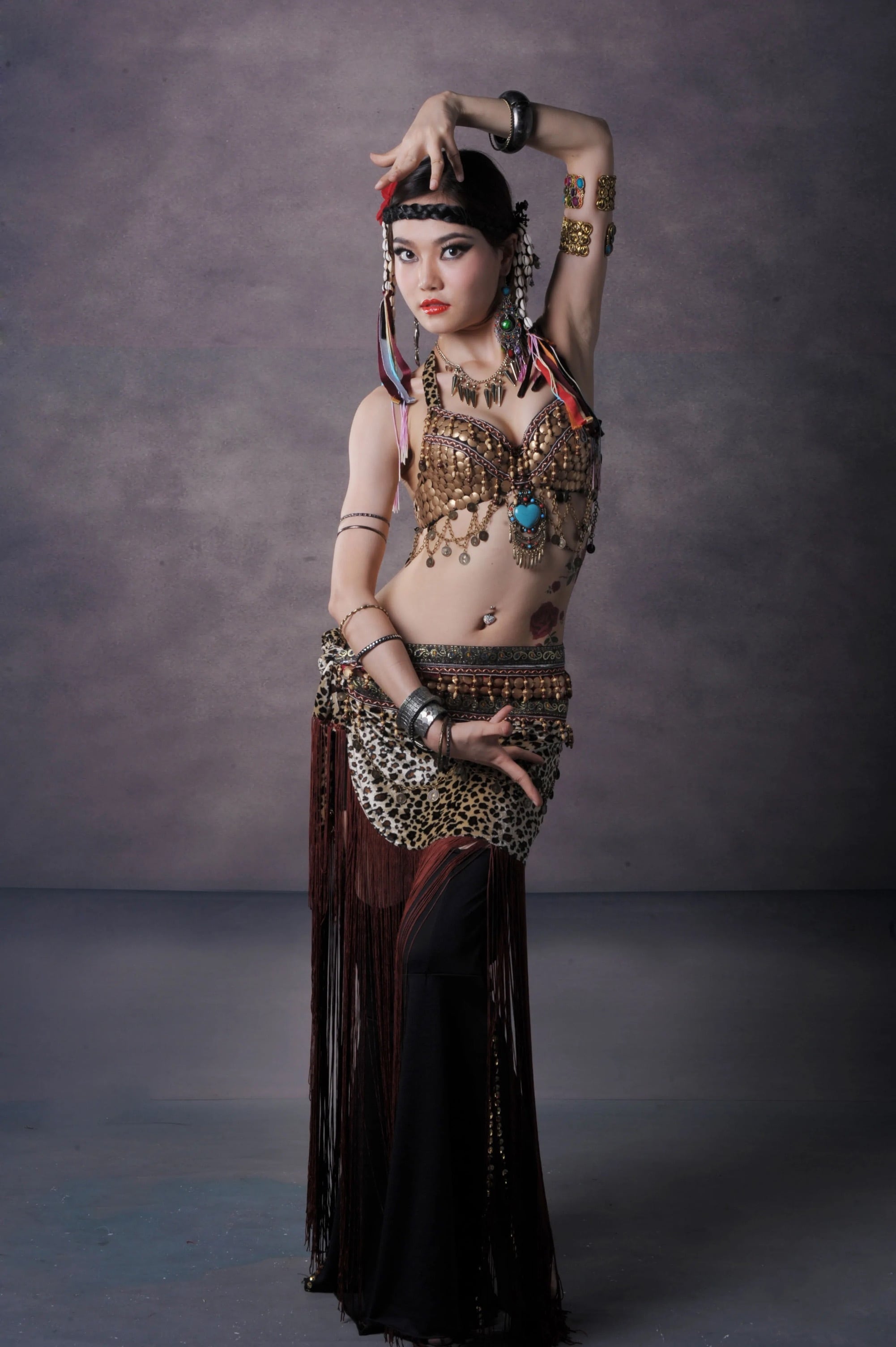 トライバル衣装 ブラ・ベルト・パンツ 3点セット ADNLWJ00025