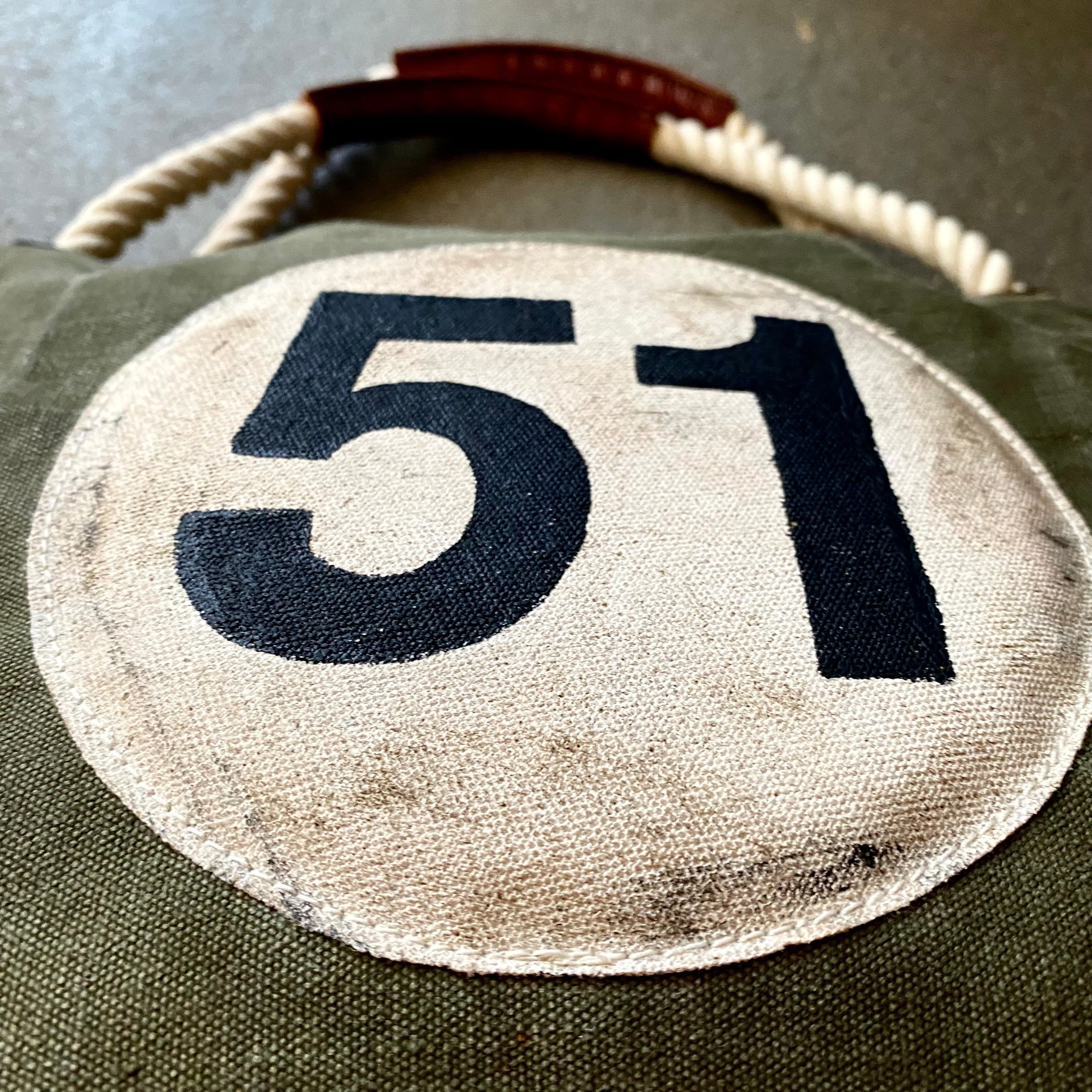 40's U.S. MILITARY Vintage Tote Bag “No.51” | PPF vintage & remake