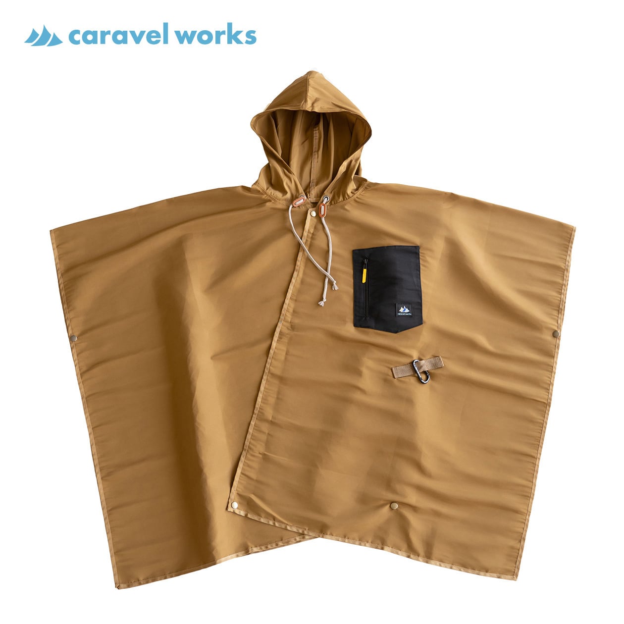 【新品未使用】grn HIASOBI CAMPER PONCHO 焚き火ポンチョ