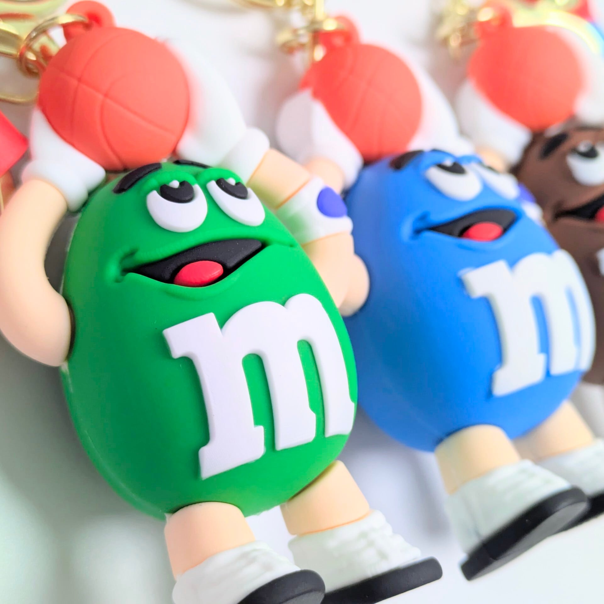 ♧【 m&m's ( エムアンドエムズ ) 】3D Rubber KeyHolder / 3Dラバー