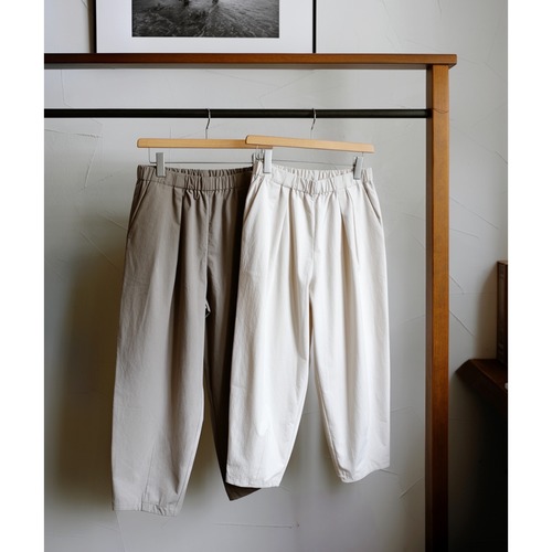 evam eva ｜cotton cocoon pants (2 colors）
