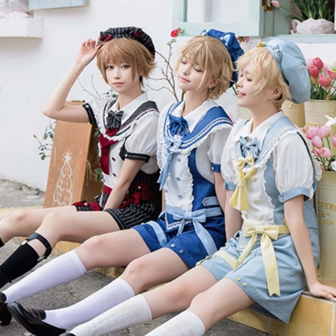 王子系ロリィタ 猫耳ベレー帽 マリン風×少年装向け｜WithU | PAY ID