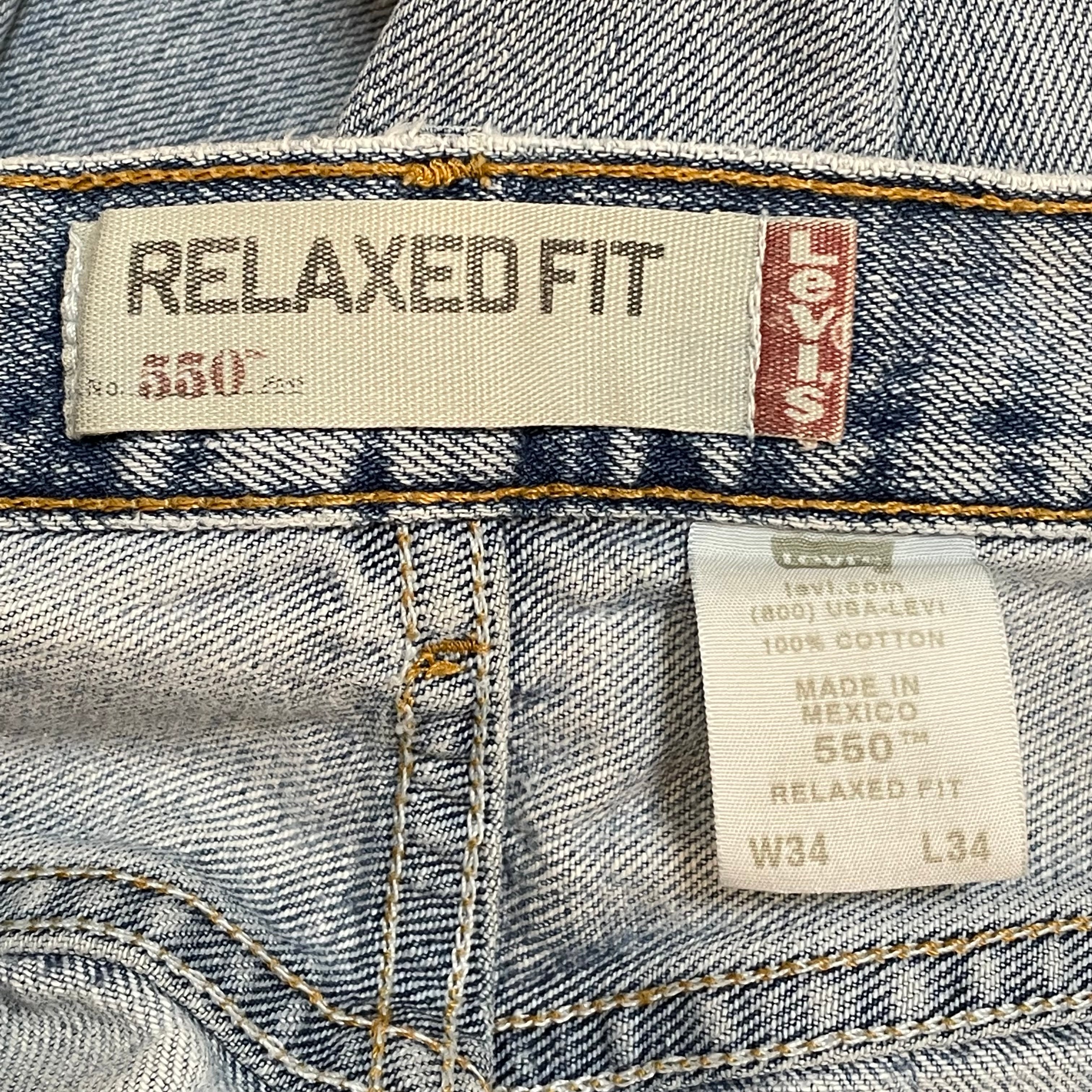 LEVI'S】550 ジーンズ デニム ジーパン ワイドテーパード バギー