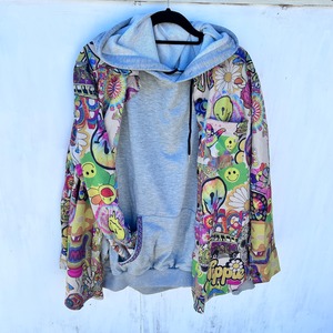 ヒッピースエード調シャツジャケット