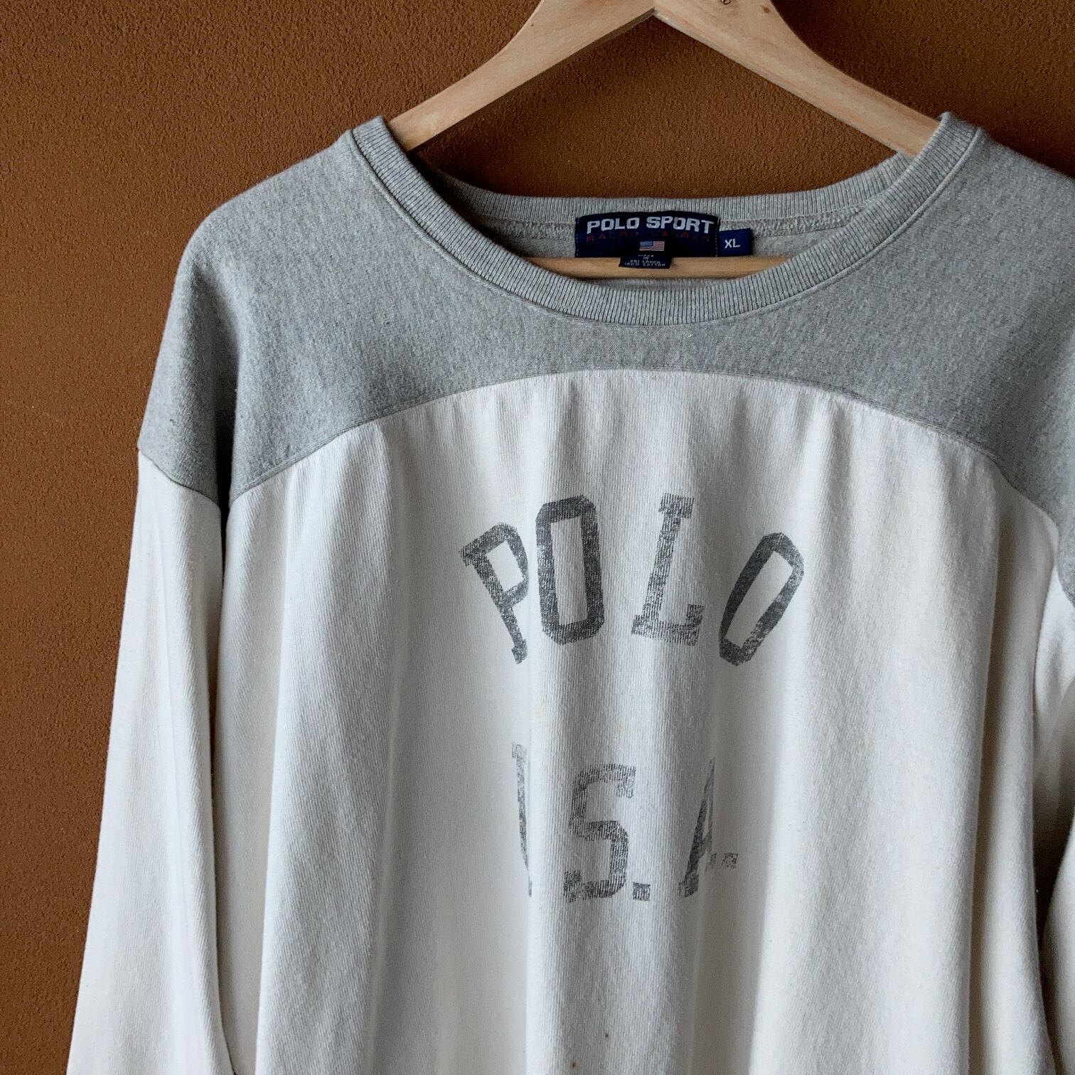 90's POLO SPORT by Ralph Lauren フットボールTシャツ SIZE XL ...