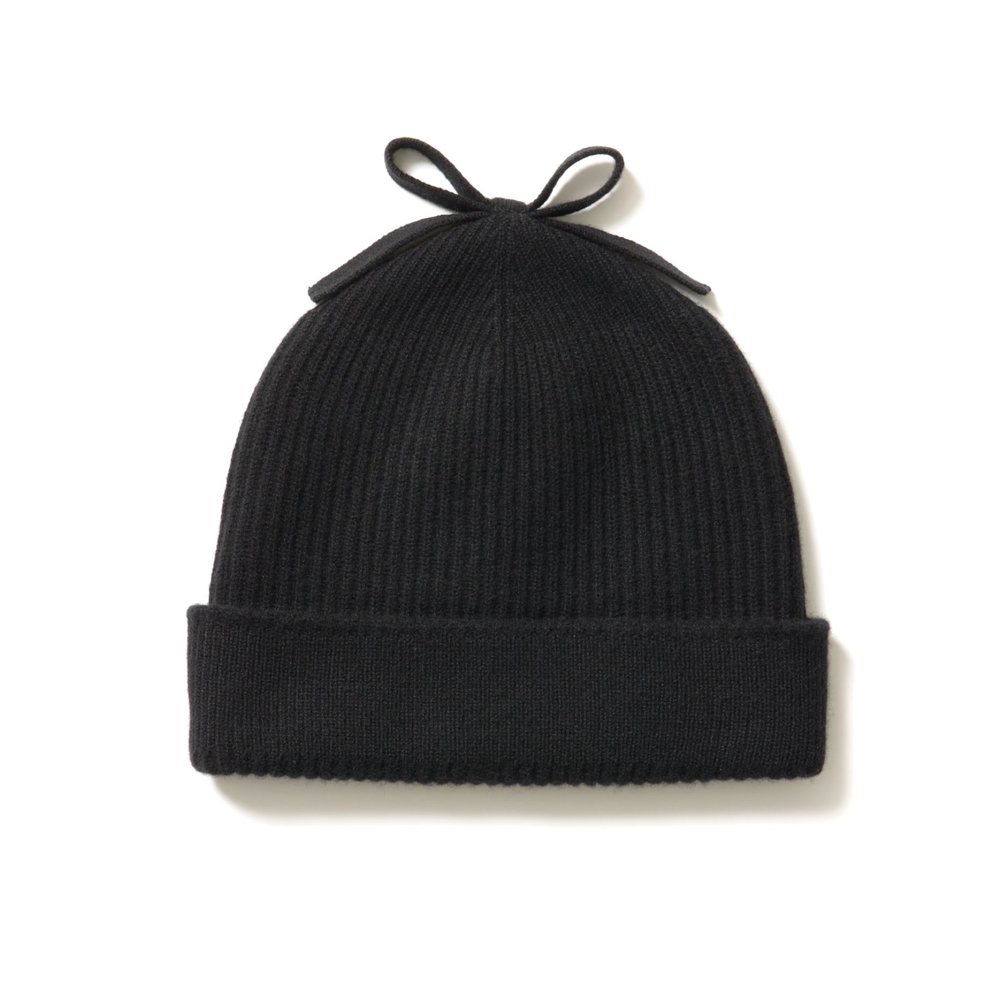 カシミヤ リボンニット帽（2色展開） | cccmalie