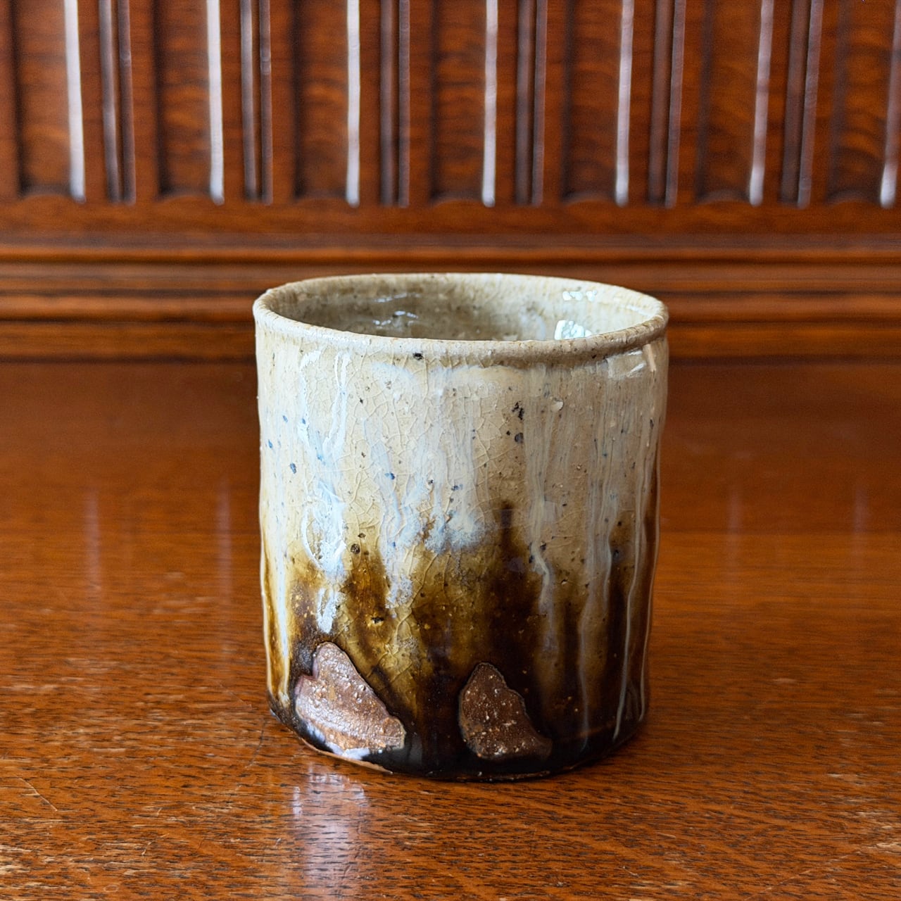 マイケル・マルティノ 【 朝鮮唐津 ロックカップ 】 工房:五反林窯