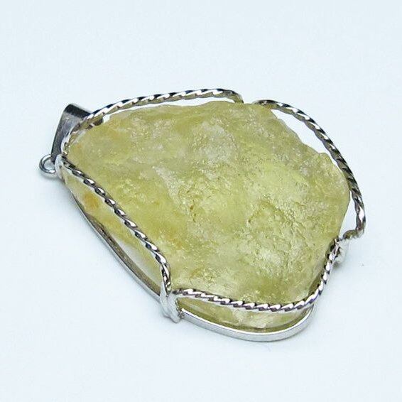 リビアングラス ペンダント 一点物 112-13926