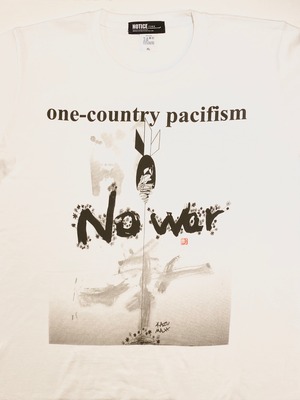 「No War」iティシャツ　白黒