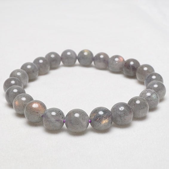 ピンク ラブラドライト ブレスレット 9mm 一点物 メール便送料無料 [M便 1/10] 111-25096