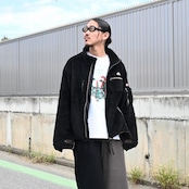 Leh(レー)Layered Wide Track Pants style
