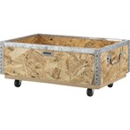 スタッキングボックスS キャスター付 LFS-171 スタッキング 積み重ね 取っ手 収納ボックス 収納箱 収納 整理 整頓 道具入れ インテリア リビング ダイニング アウトドア キャンプ ガレージ Sサイズ