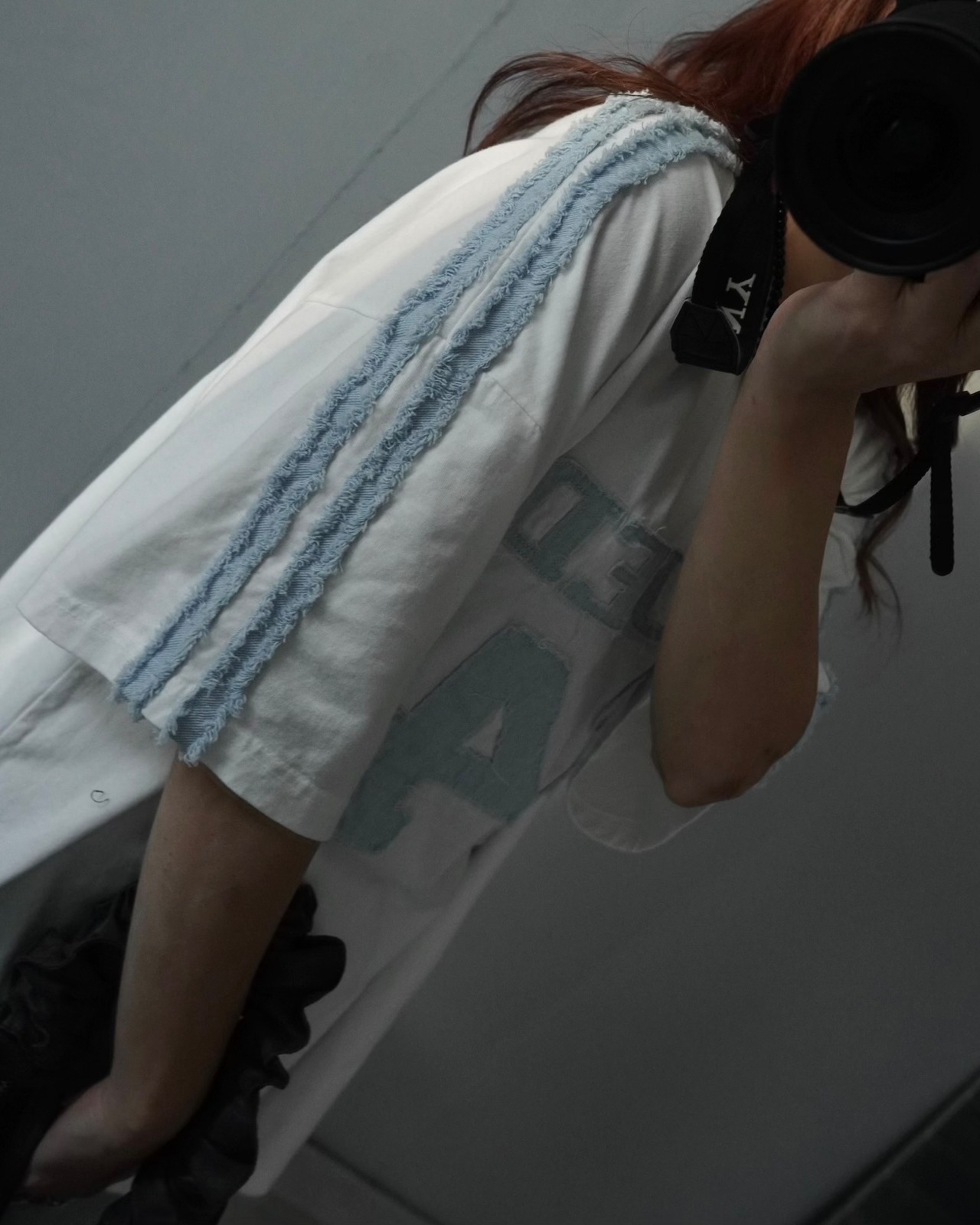 【unused.lab】Sideline denim patch CS/Blue